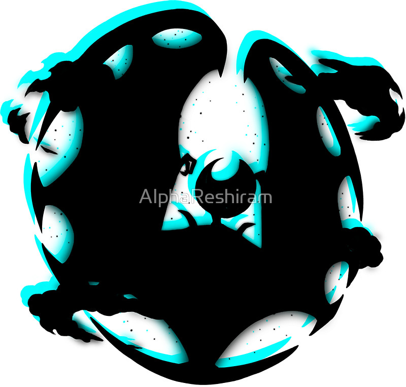 800x762 Lunala Full Moon Form Silhouette Stickers By