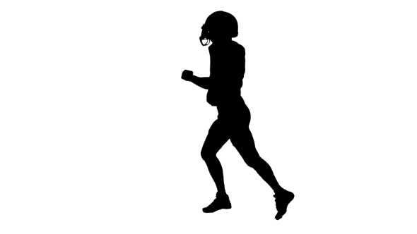 590x332 The Athlete Runs With The Ball And In The Football Form
