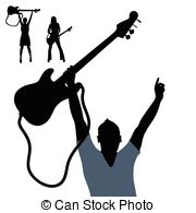 180x195 Silhouette Boy And Girl Standing With Formal Suit Vector Eps