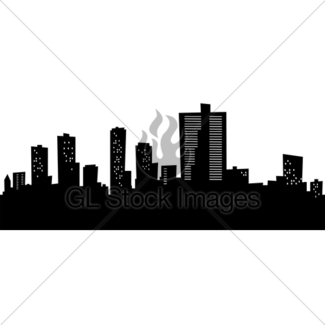 325x325 Fort Worth, Texas Skyline. Detailed Vector Silhouette Gl Stock