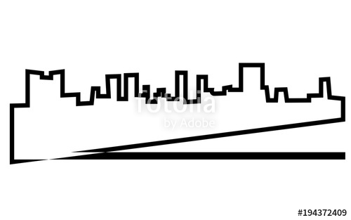 Fort Worth Skyline Silhouette at GetDrawings | Free download