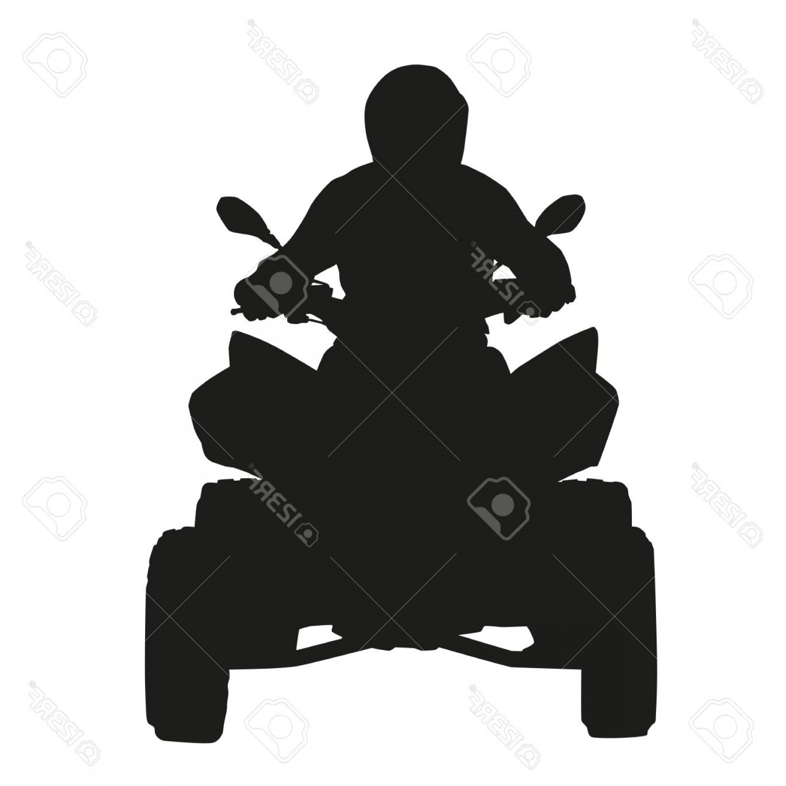 1560x1560 Photostock Vector Atv Rider Vector Silhouette Createmepink