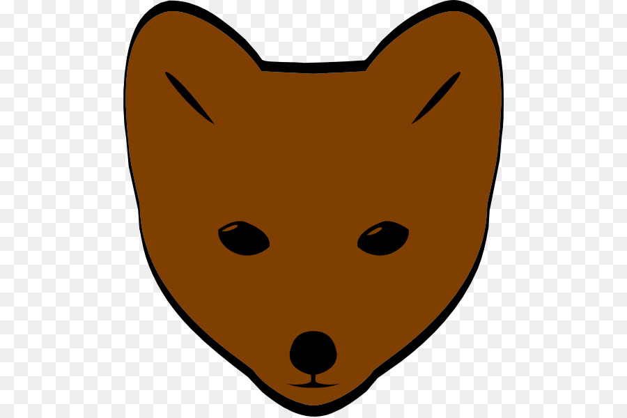 900x600 Red Fox Clipart Fox Face 3845643