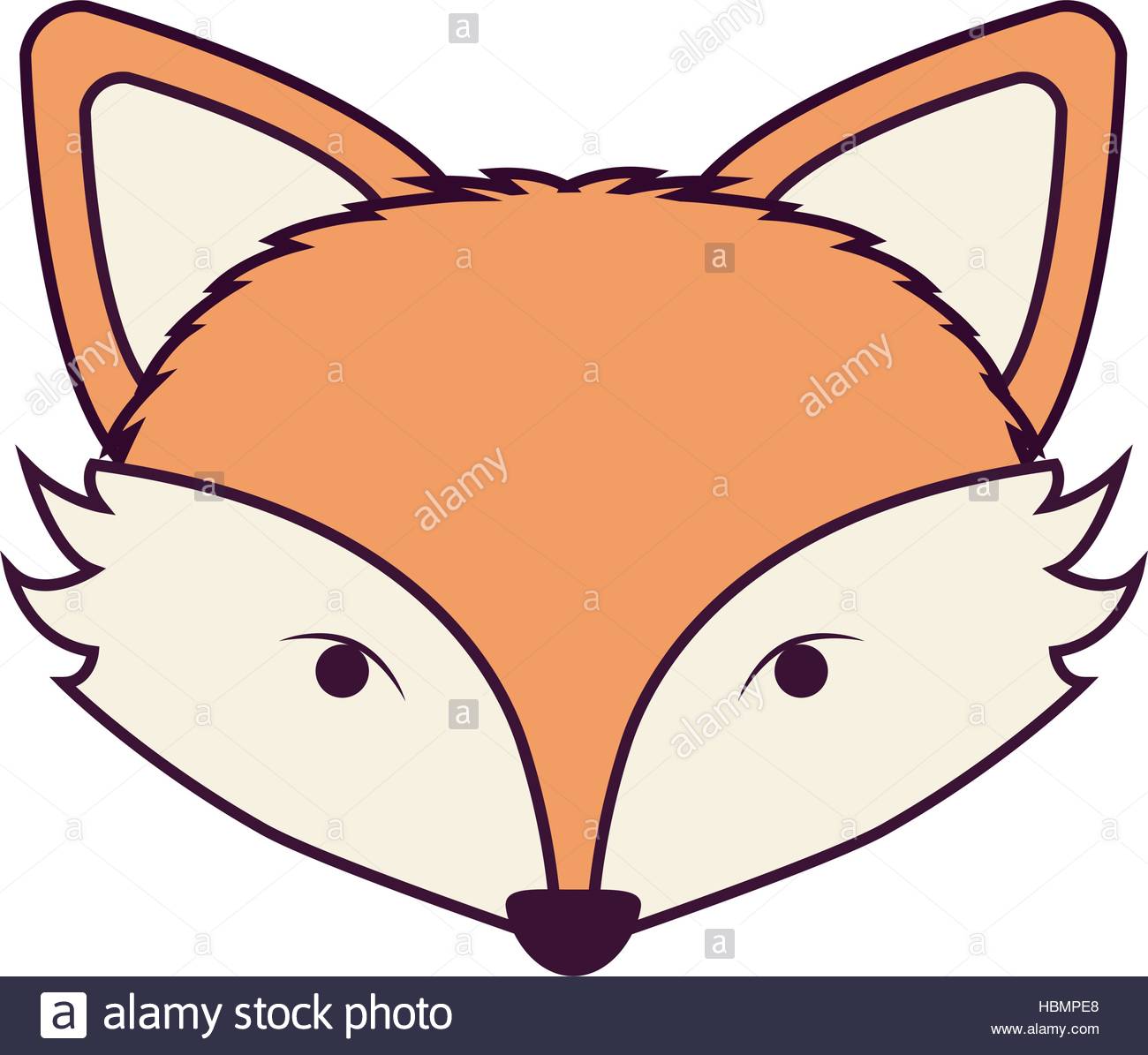 Fox Face Silhouette at GetDrawings | Free download