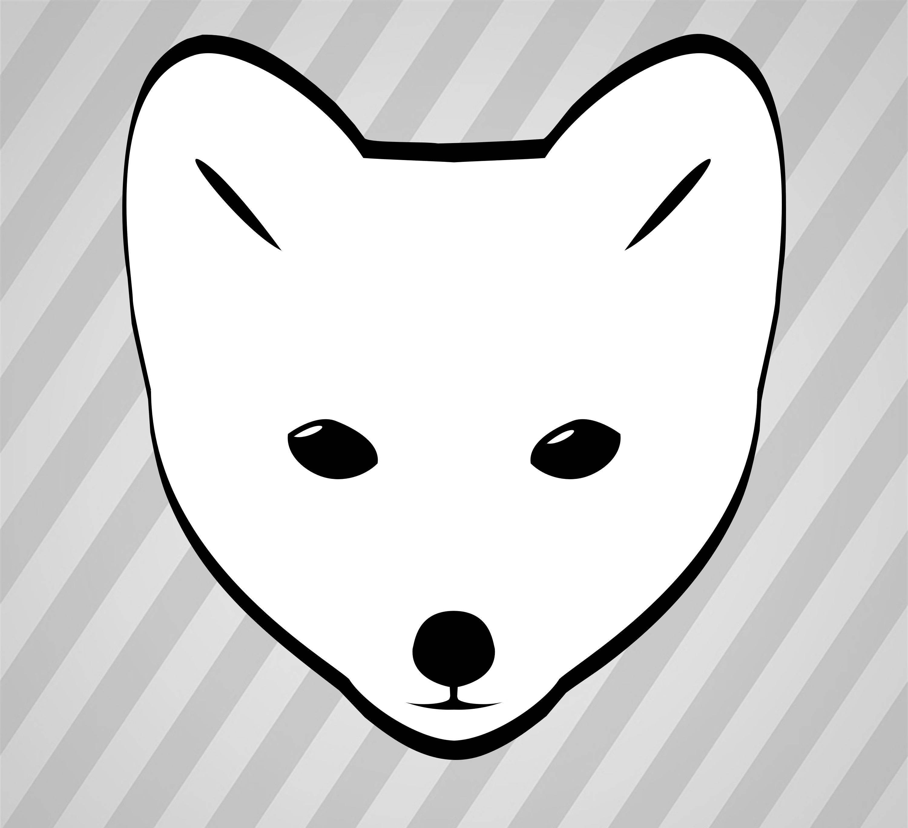 3000x2737 Fox Silhouette