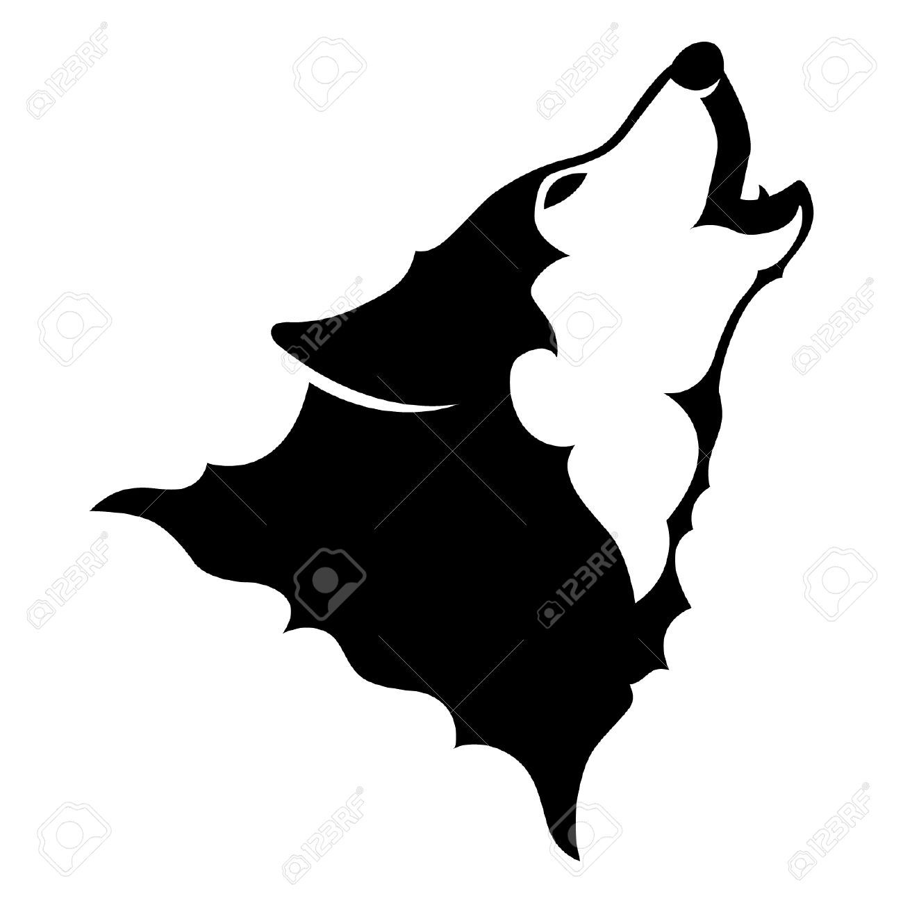 1300x1300 Husky Head Silhouette