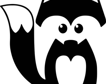 340x270 Fox Silhouette Etsy