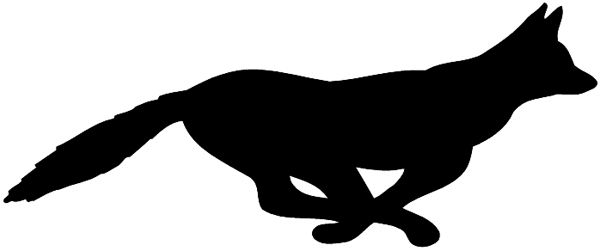 600x251 Fox Silhouette Running