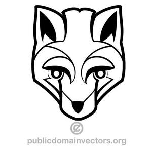 300x300 8513 Fox Head Silhouette Clip Art Public Domain Vectors