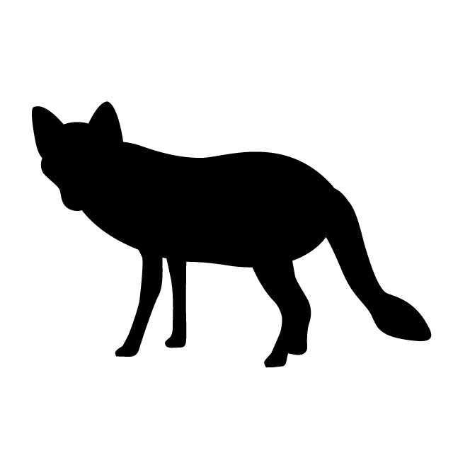 640x640 Fox Animal Silhouette Free Illustrations