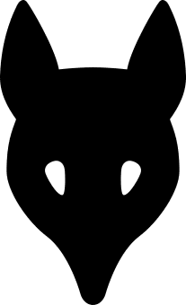 207x340 Fox Head Silhouette