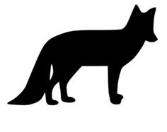 236x187 Fox Silhouette Vector