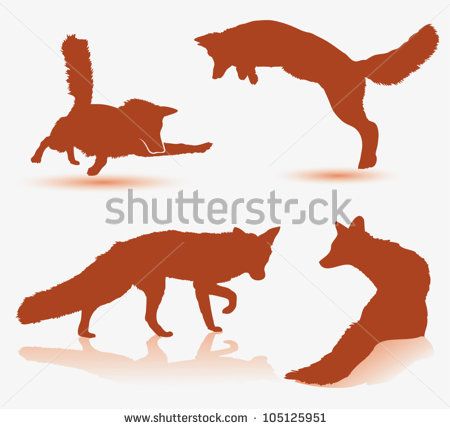 450x429 Fox Silhouette