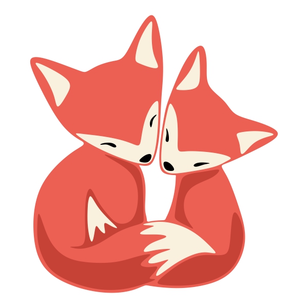 600x600 Lazy Fox Pack Cuttable Design Cut File. Vector, Clipart, Digital