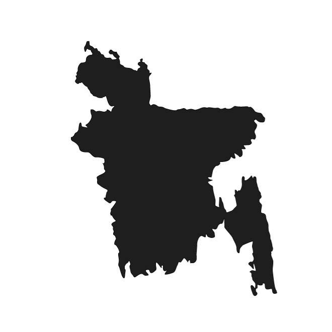 660x660 Map Of Bangladesh Outline