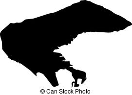 271x194 Map Silhouette Vector Clipart Royalty Free. 56,073 Map Silhouette