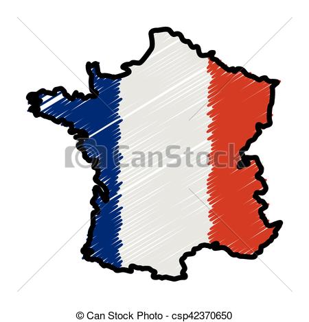 450x470 France Map Silhouette Icon Vector Illustration Graphic Clipart