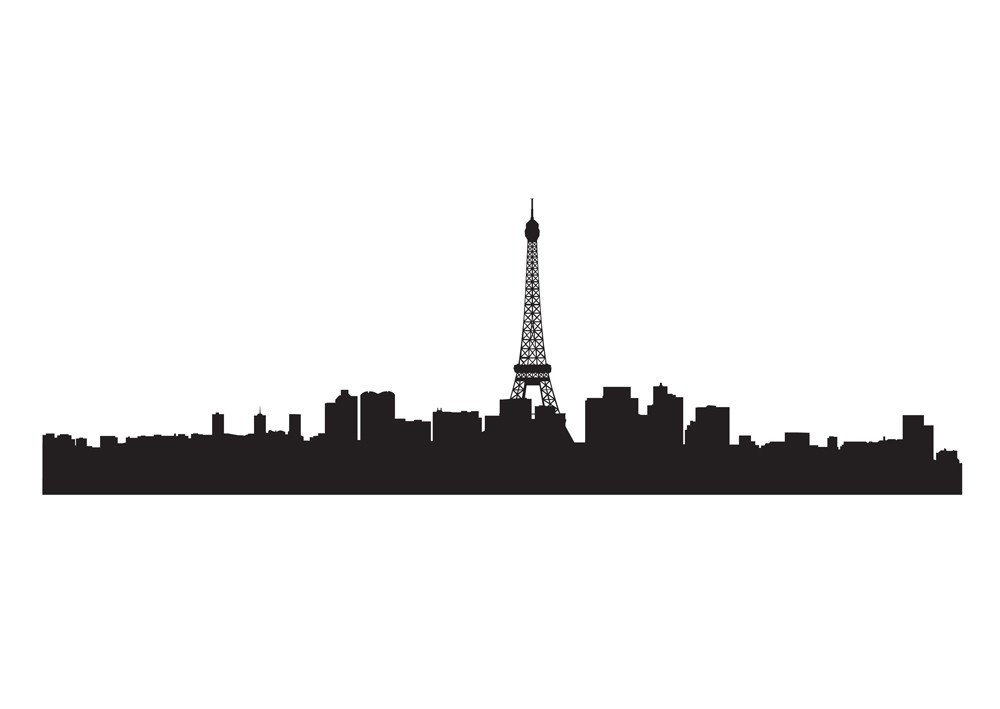 1000x709 Paris Silhouette