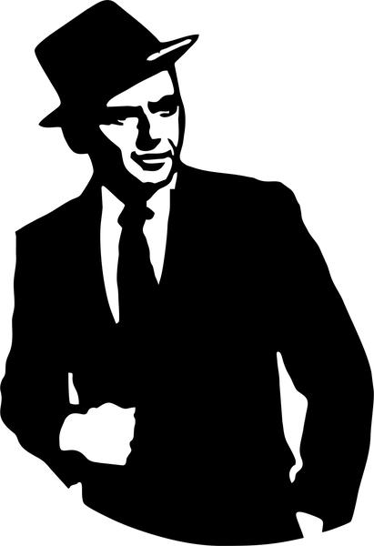 Frank Sinatra Silhouette at GetDrawings | Free download