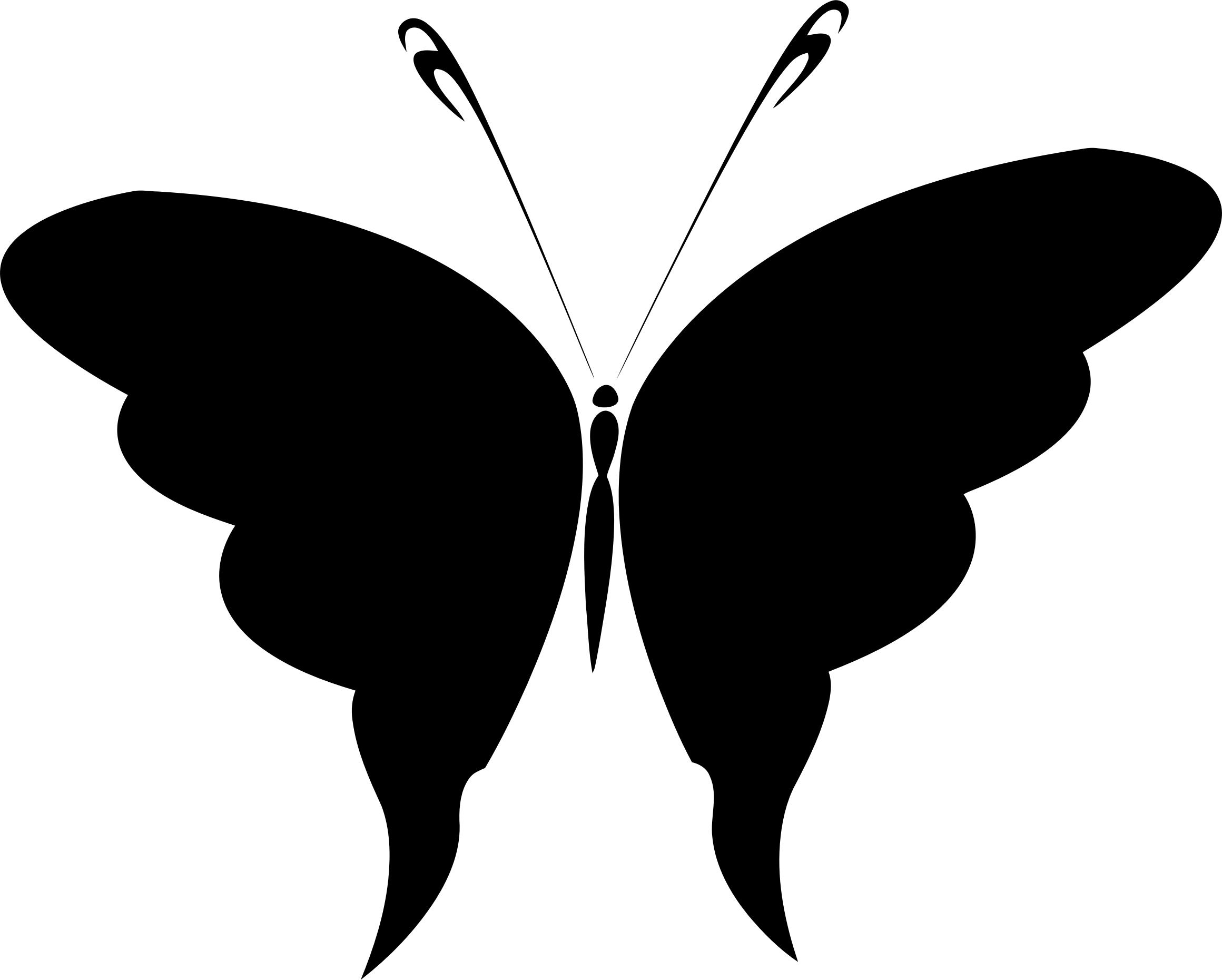 2320x1860 Butterfly Silhouette 4 Icons Png