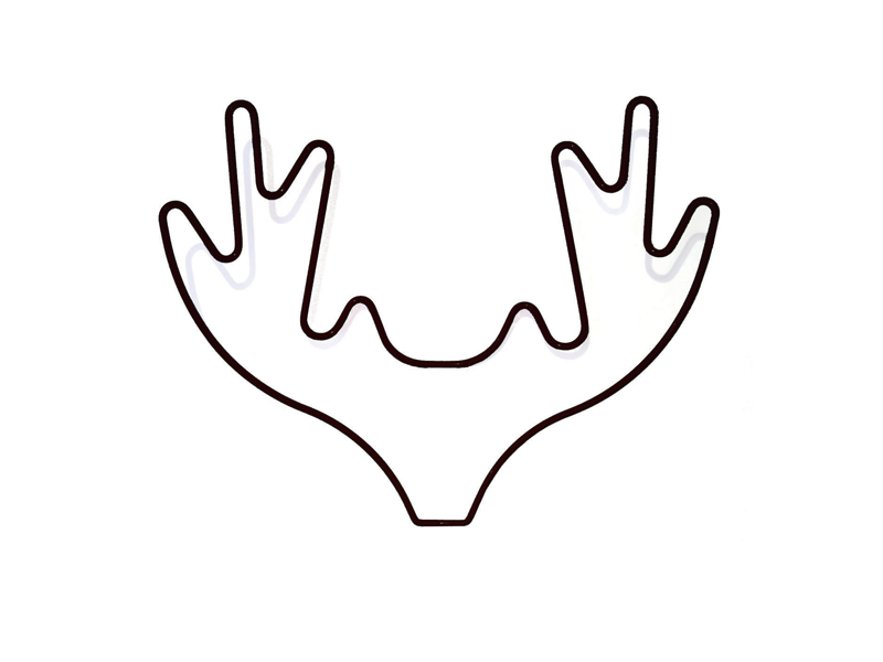 800x600 Antler Clipart Silhouette