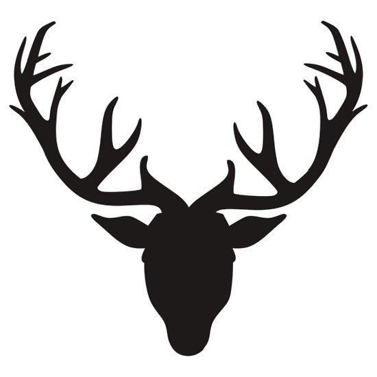 Free Deer Head Silhouette Clip Art