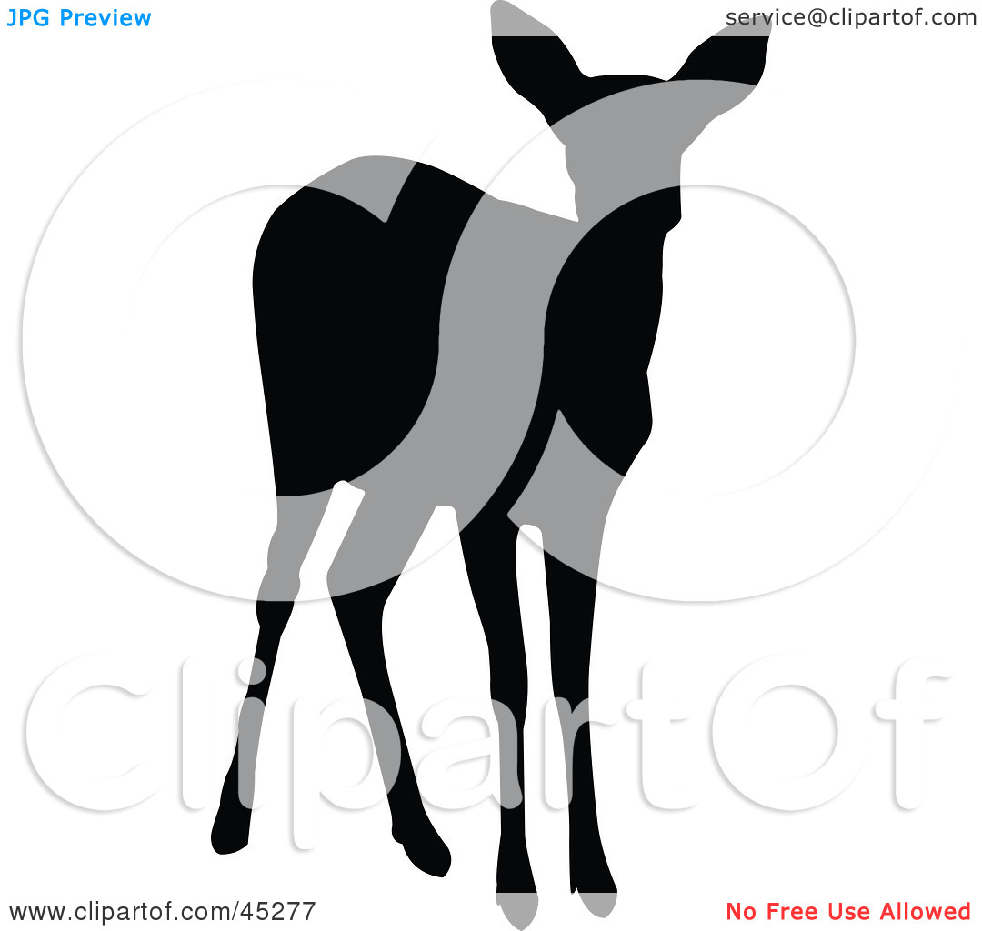 1080x1024 Free Doe Silhouette Clipart Collection