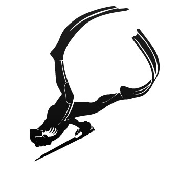 Free Diver Silhouette