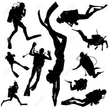 383x383 Resultado De Imagem Para Scuba Diver Silhouette