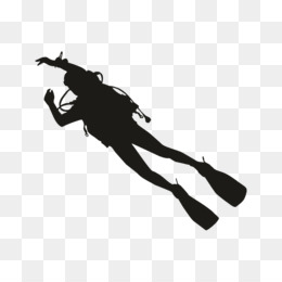 260x260 Scuba Diving Diver Down Flag Silhouette