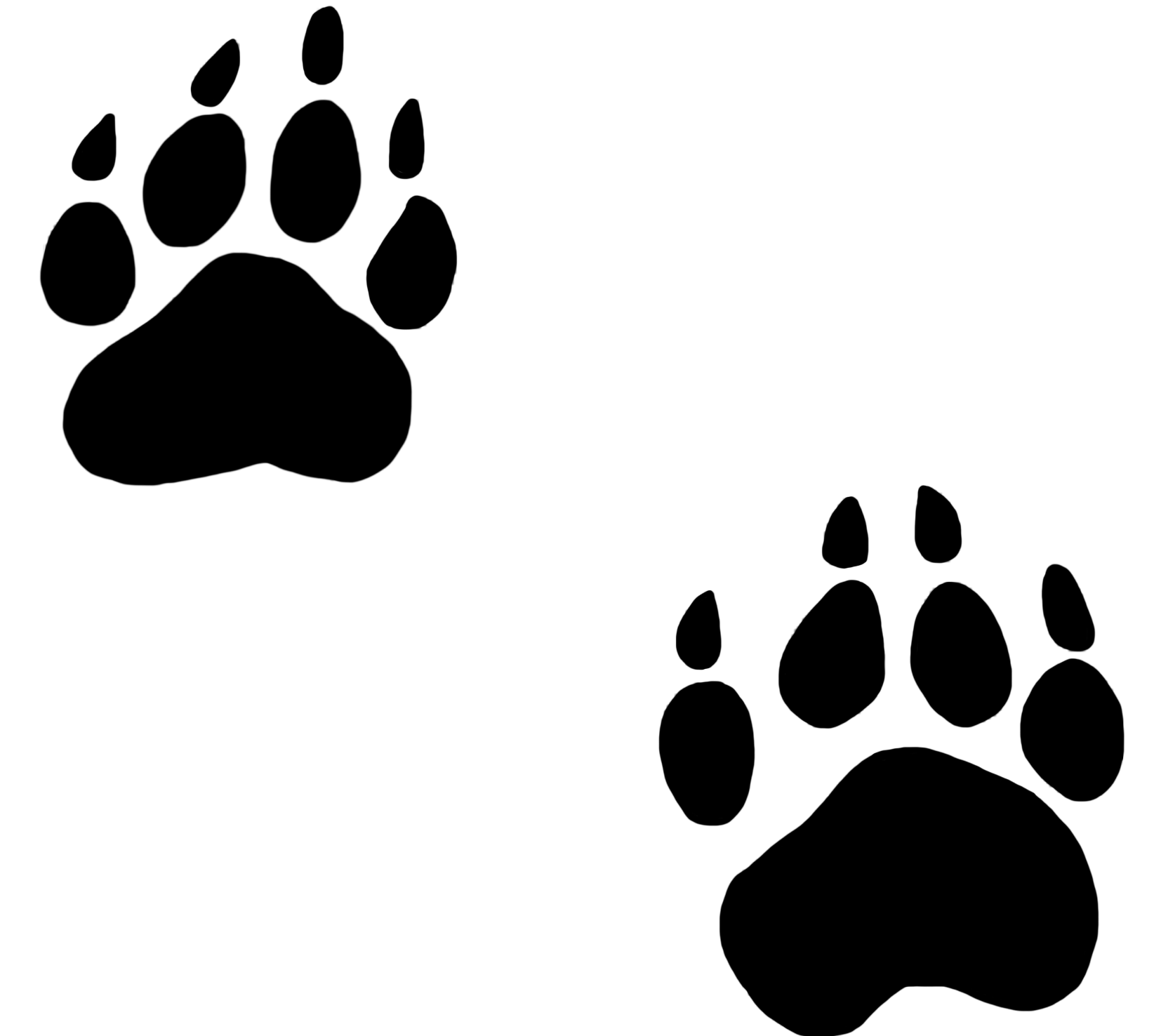 1654x1476 Excellent Decoration Dog Paw Print Clip Art Black Silhouette