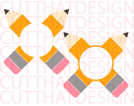 570x450 Free Pencil Monogram. Back To School, Teacher Appreciation