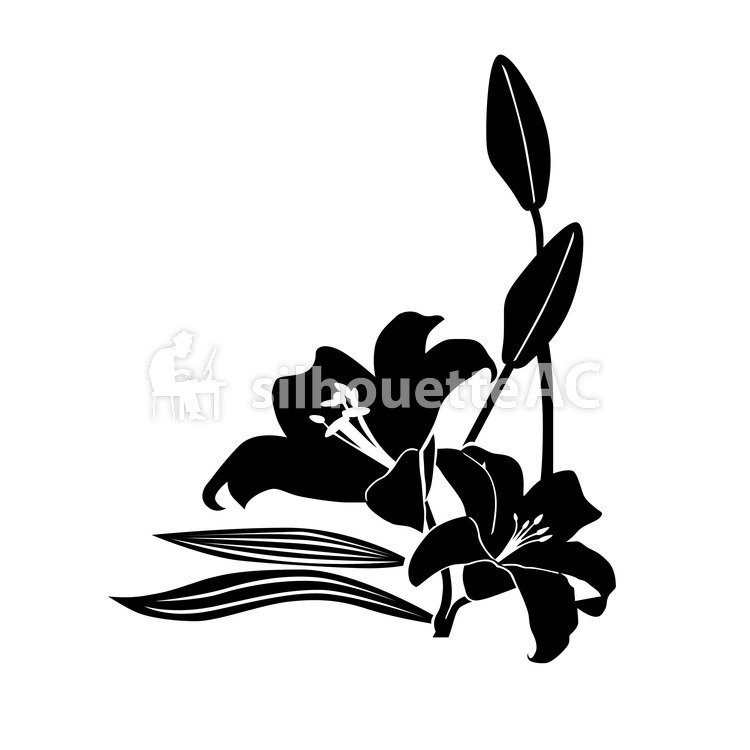 750x750 Free Silhouette Vector Flower, Violet, Up, Art