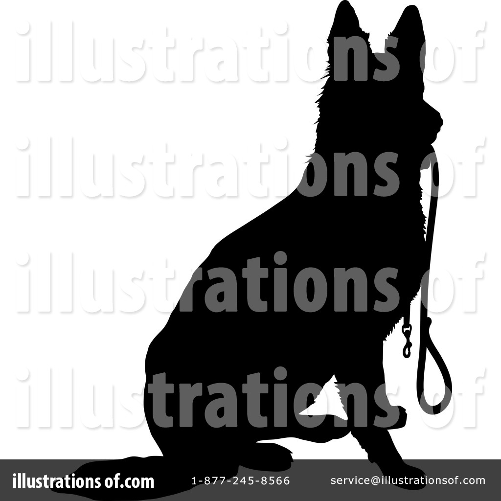 1024x1024 German Shepherd Clipart