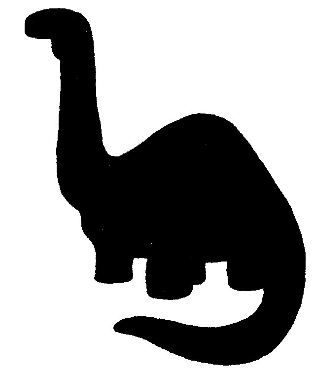 635x758 Free Dinosaur Silhouette Clipart