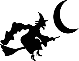 255x198 Happy Halloween Silhouette Clipart Black And White Outlines