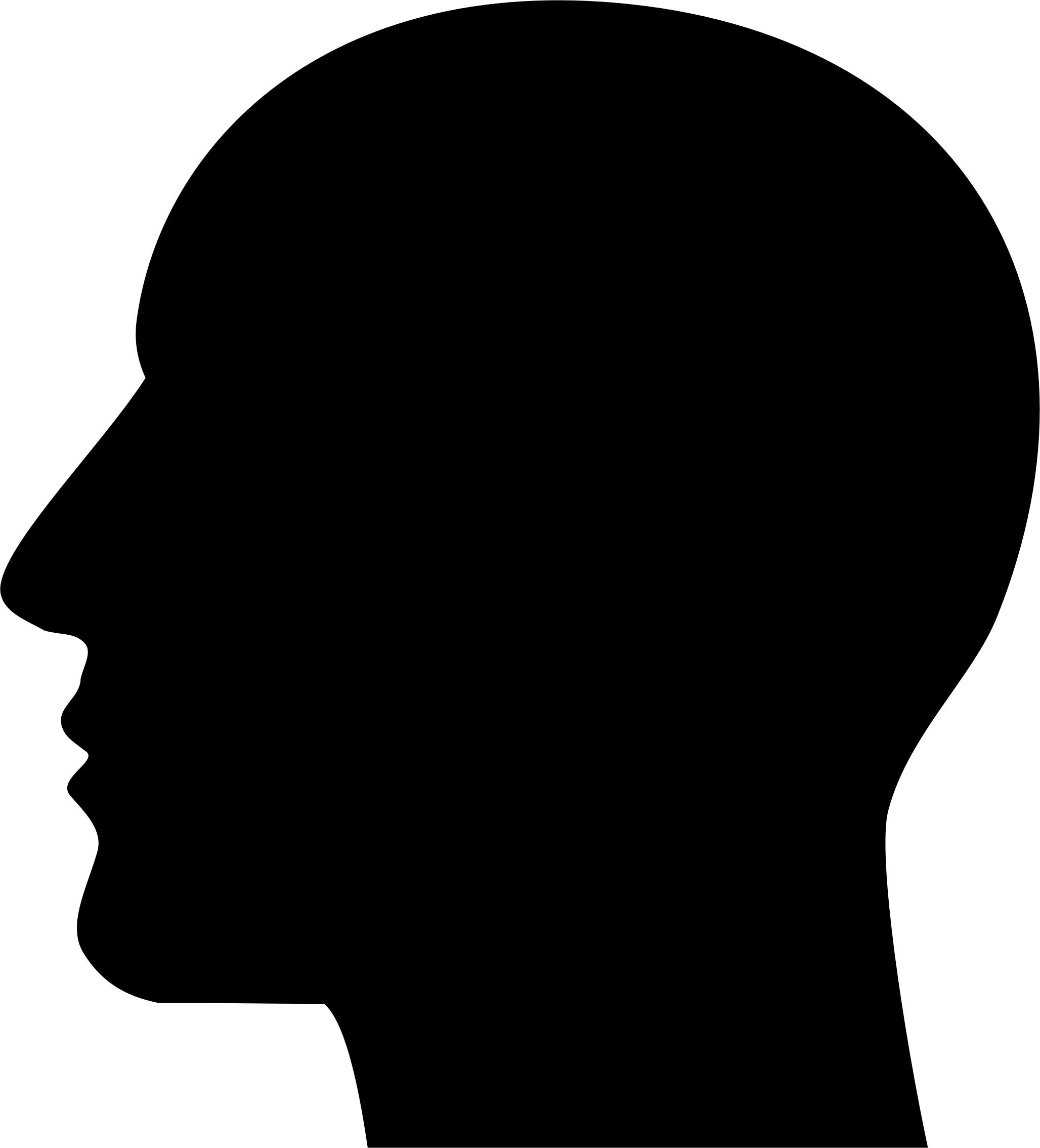 2056x2268 Man Head Silhouette Icons Png