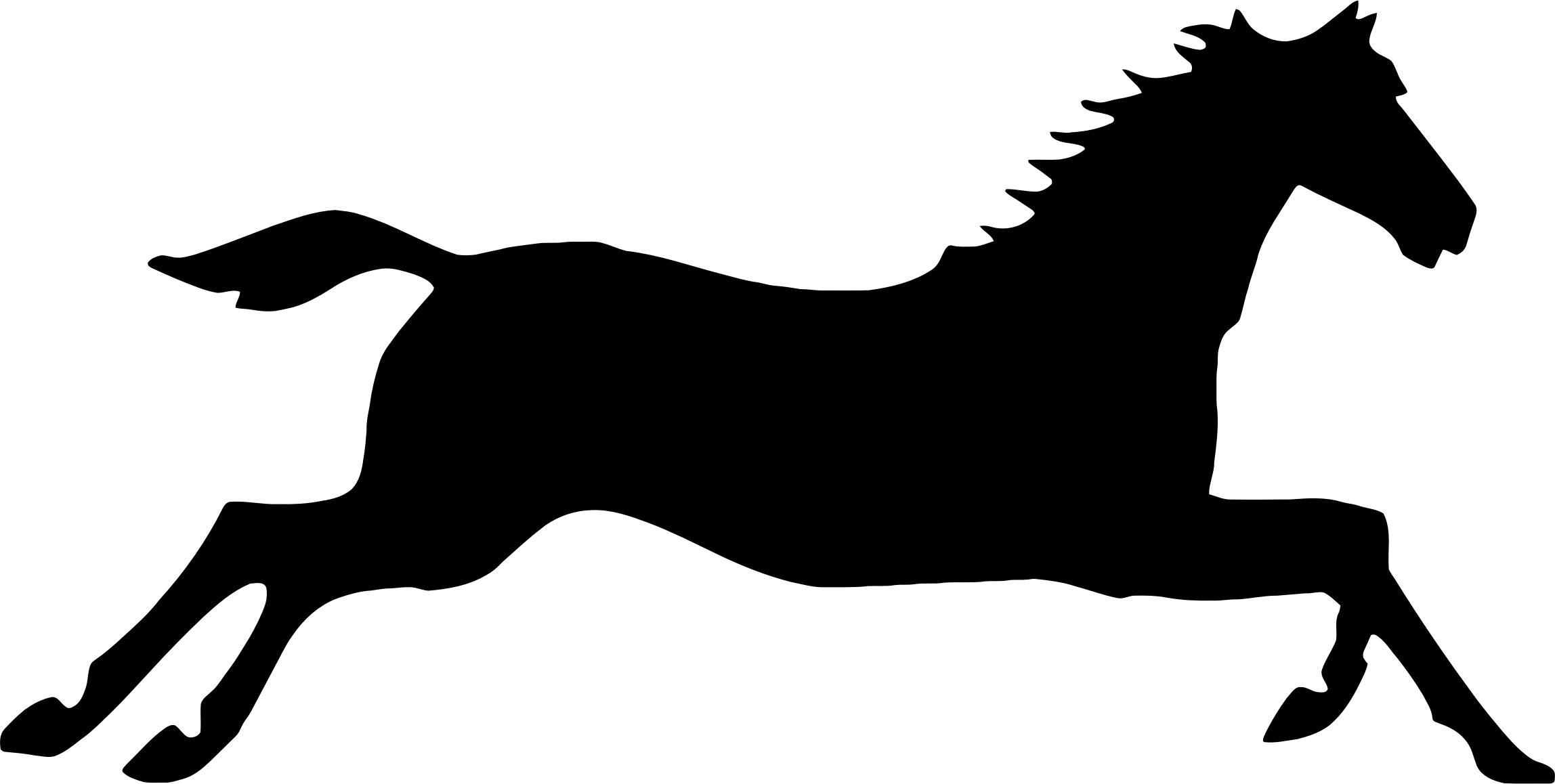2296x1158 Galloping Horse Silhouette Icons Png