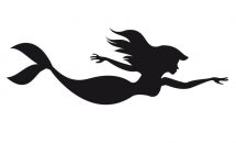 Free Mermaid Silhouette Clip Art
