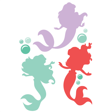 432x432 Mermaid Svg Scrapbook Cut File Cute Clipart Files For Silhouette