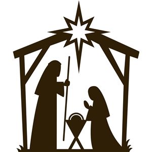 Free Nativity Clipart Silhouette at GetDrawings | Free download