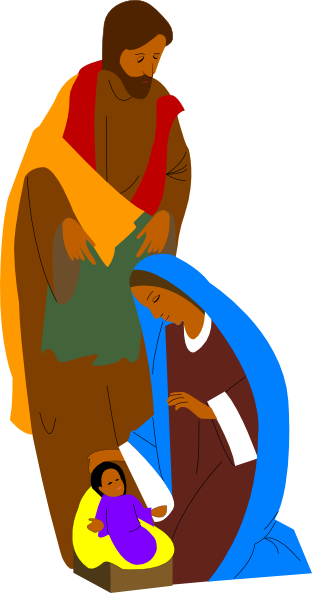 312x593 Free Clipart Of Nativity