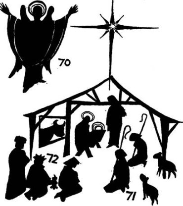 Free Nativity Silhouette Clip Art at GetDrawings | Free download