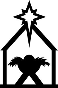 198x300 Nativity Star Silhouette Clip Art