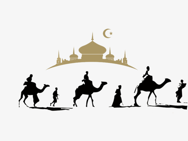 650x489 Desert Camel Silhouette Team, Arab, Building, Animal Png Image