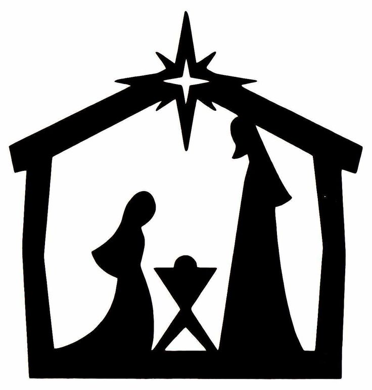 736x771 Best Photos Of Nativity Silhouette Templates