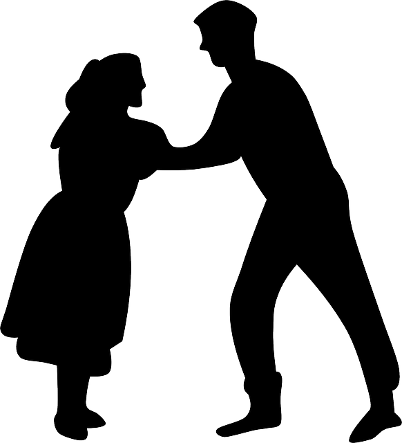 582x640 Dance, Music, People, Silhouette, Couple, Dancer