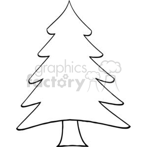 300x300 Royalty Free Pine Tree 381235 Vector Clip Art Image