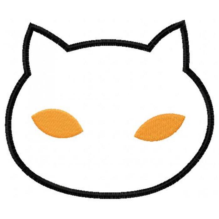 700x700 Free Cat Face Silhouette, Hanslodge Clip Art Collection