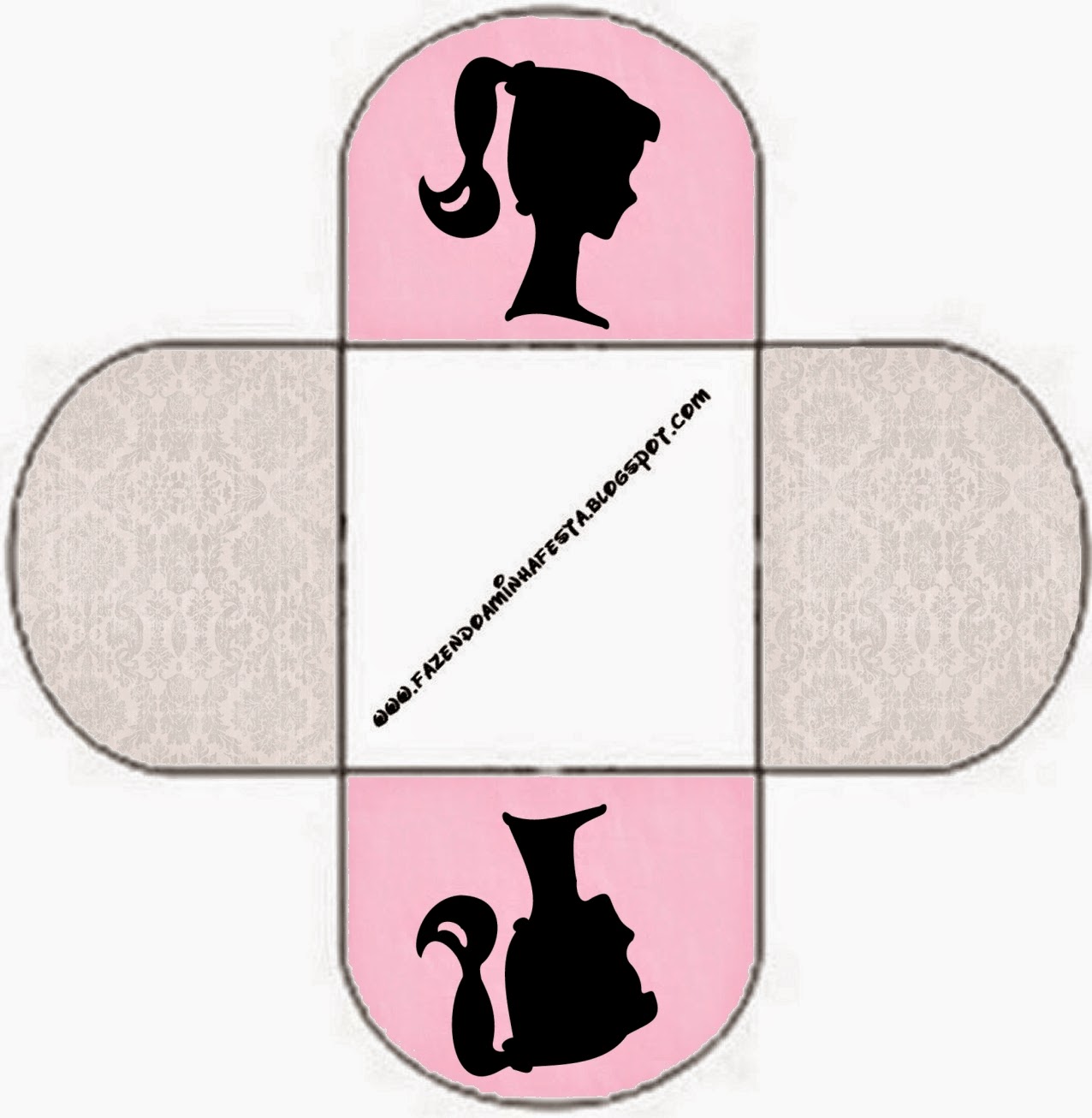 1276x1306 Barbie Silhouette Free Printable Boxes. Oh My Fiesta! In English